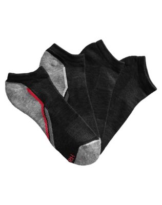 Hanes Mens X-Temp Arch Support Ventilation No-Show Socks 4-Pack-532-4