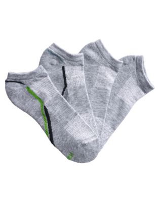 Hanes Mens X-Temp Arch Support Ventilation No-Show Socks 4-Pack-532-4