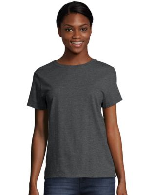 Hanes Women's Relaxed Fit Jersey ComfortSoft Crewneck T-Shirt