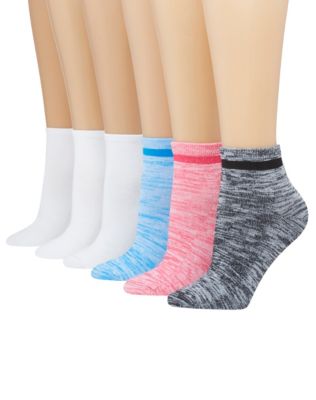 Hanes ComfortBlend Women's Ankle Socks 6-Pack-858/6