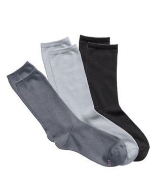 Hanes Women's ComfortSoft Crew Socks 3-Pack-882/3
