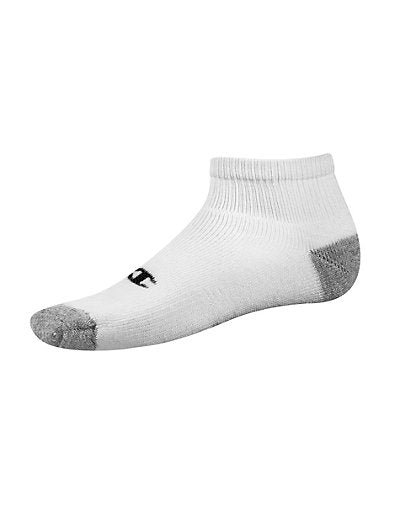 Champion Double Dry Performance Mens Quarter Socks 6-Pack