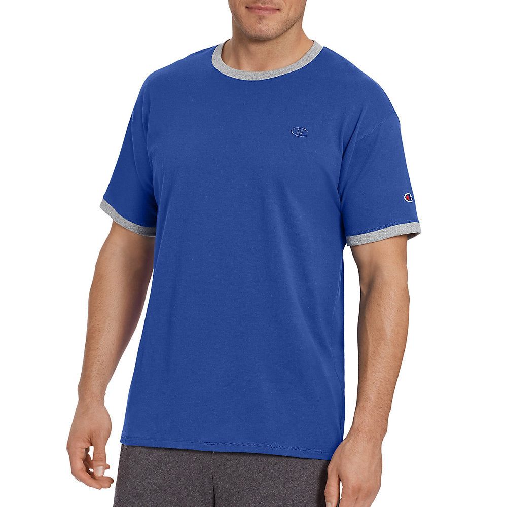 Champion Mens Classic Jersey Ringer Tee