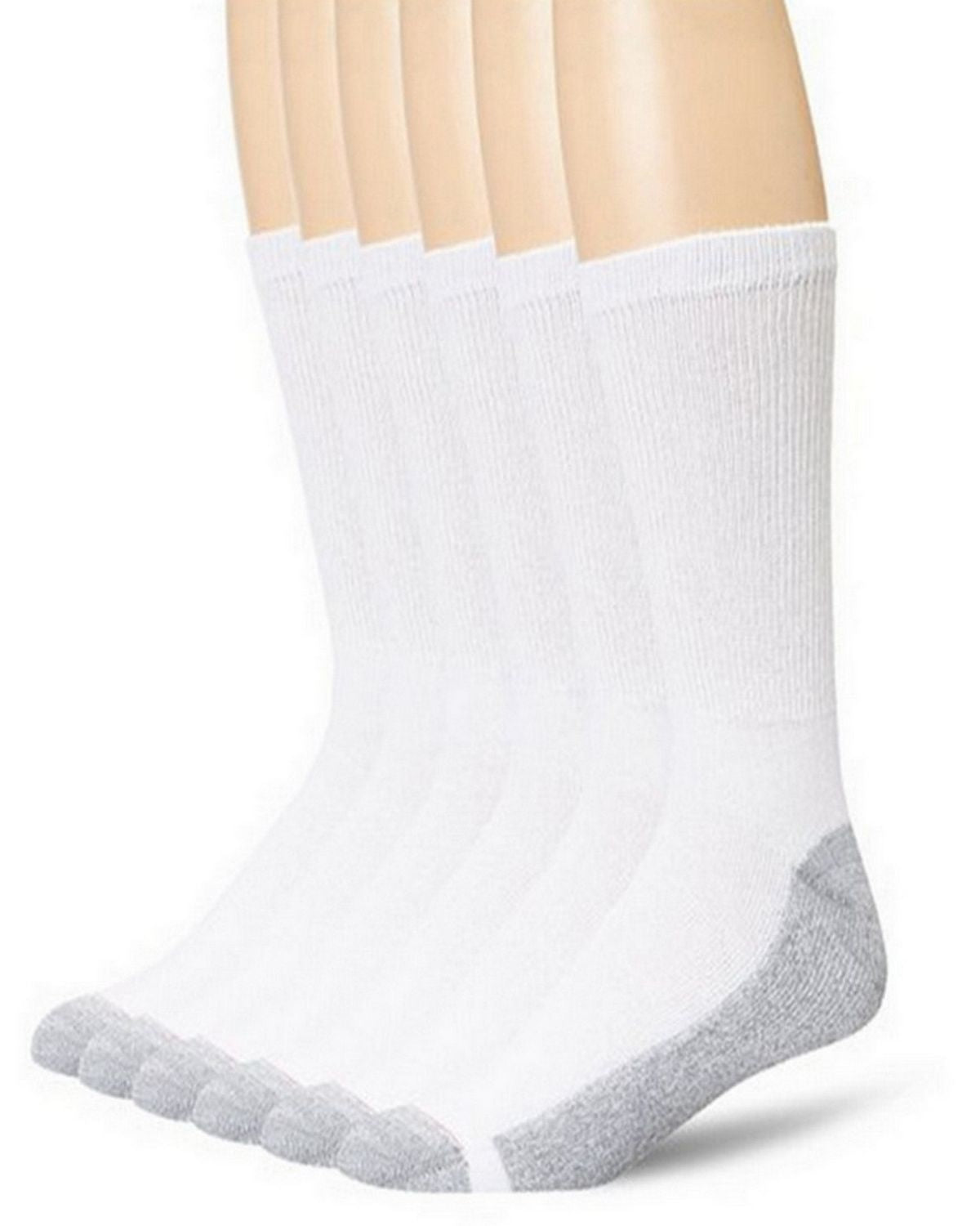 Hanes Mens Cushion Crew Socks 6-Pack-184-6