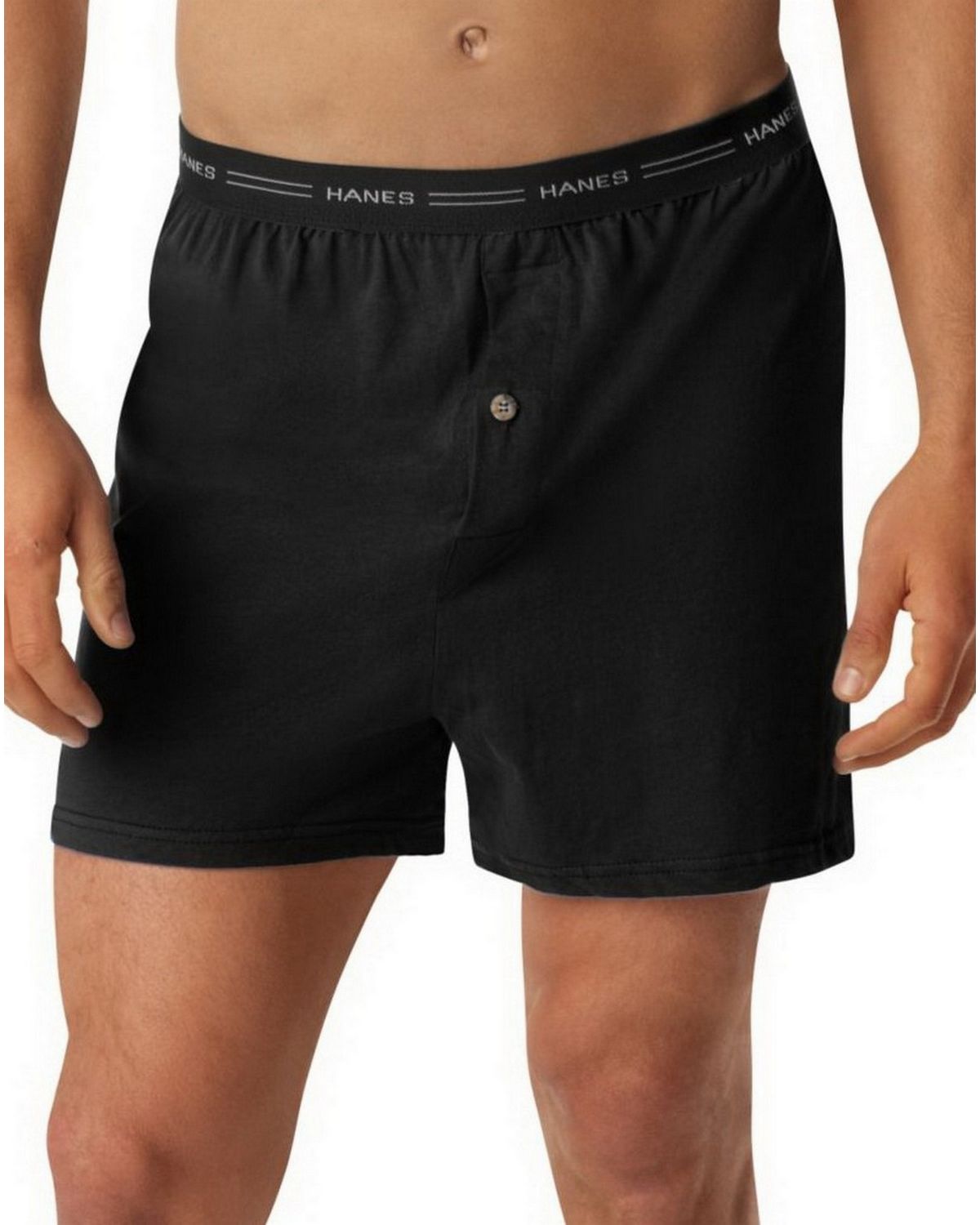 Hanes Mens TAGLESS ComfortSoft Knit Boxer with Comfort Flex Waistband 5-Pack-548BX5