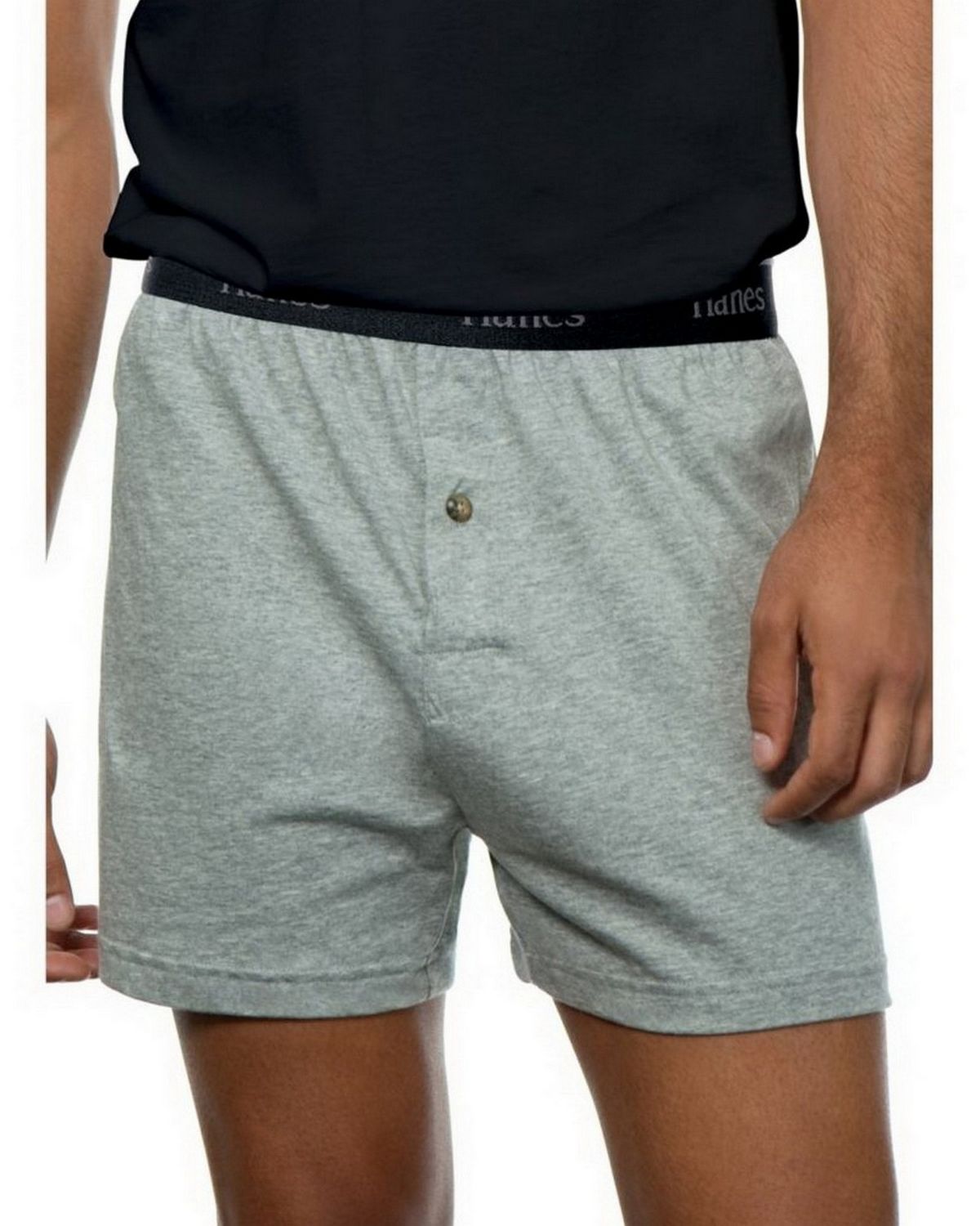 Hanes Classics Mens TAGLESS ComfortSoft Knit Boxers with Comfort