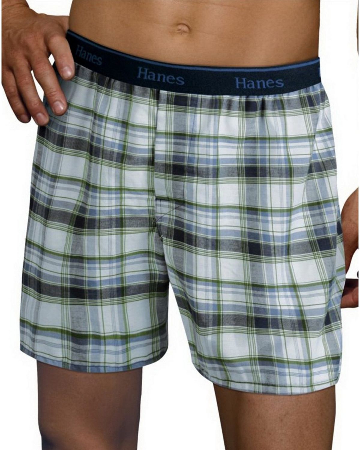 Hanes Classics Mens TAGLESS Boxer with Comfort Flex Waistband 5-Pack-765BP5