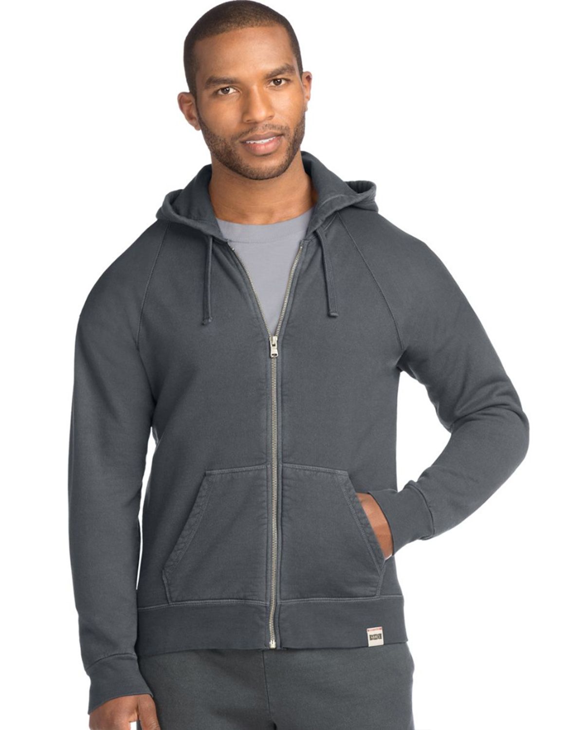 Hanes Mens 1901 Heritage Fleece Full Zip Hoodie-O8355 549632