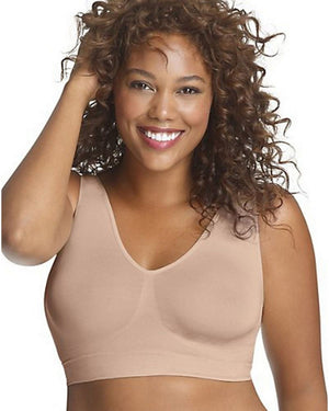 Just My Size Pure Comfort Pullover Wirefree Bra Tonal Diamond Pattern-1263