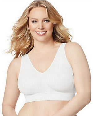 Just My Size Pure Comfort Pullover Wirefree Bra Tonal Diamond Pattern-1263