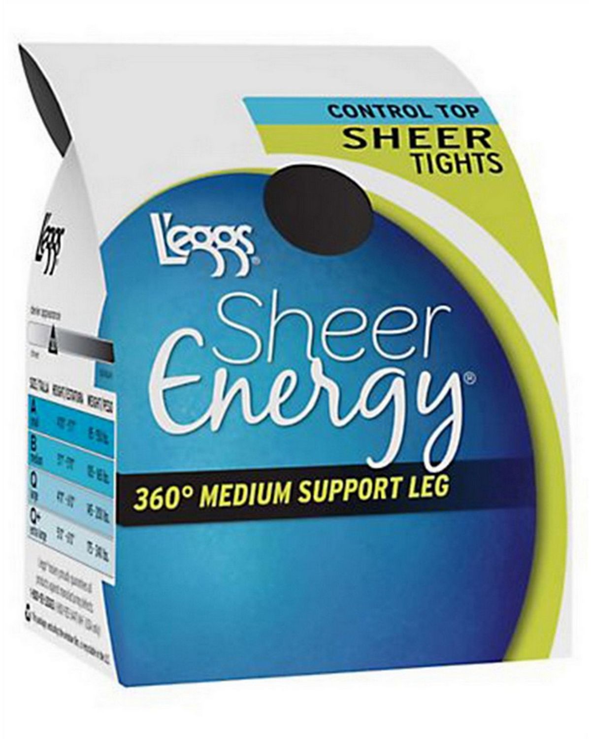 L'eggs Sheer Energy Control Top Sheer Tight-60107