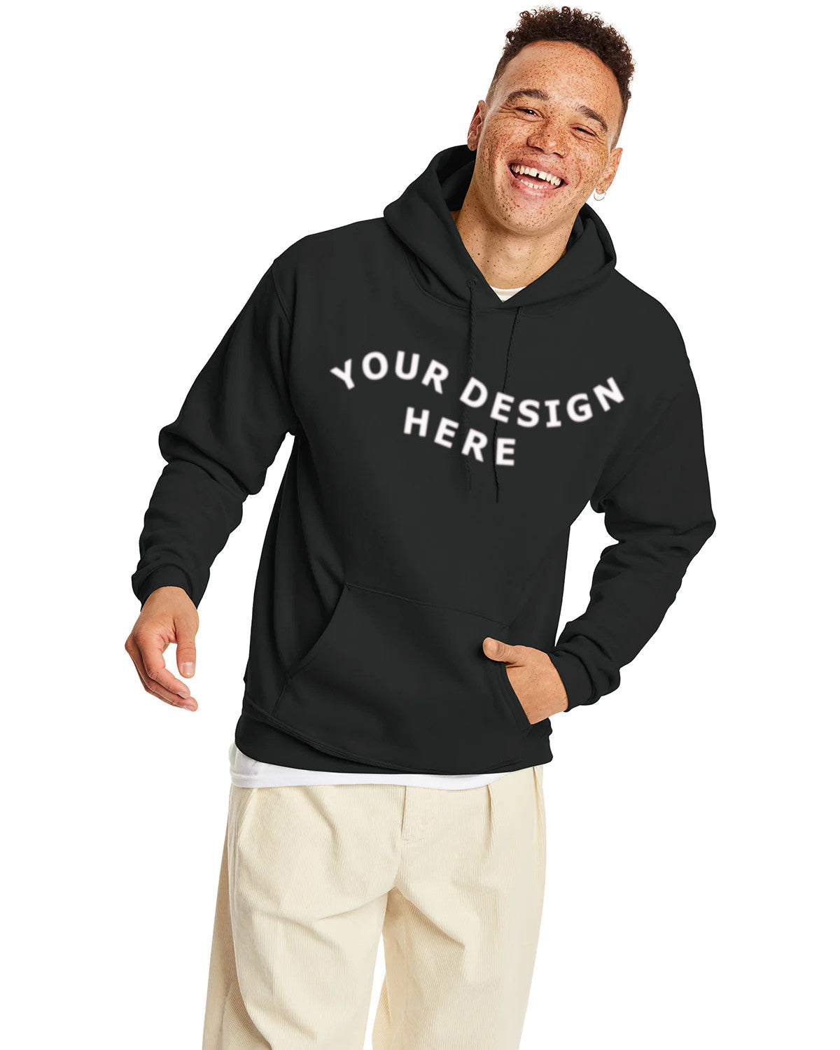 Unisex Ecosmart® 50/50 Pullover Hooded Sweatshirt - Hanes P170